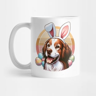 Brittany with Bunny Ears Enjoys Easter Festivities Mug
